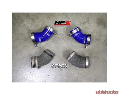 HPS Red Reinforced Silicone Intercooler Hose Kit for Mitsubishi 03-07 Lancer EVO 8 9 MR US-Spec - 57-1227-RED