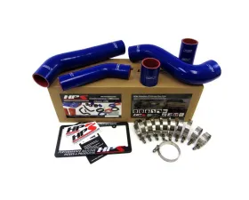 HPS Blue Reinforced Silicone Intercooler Hose Kit for Mitsubishi Lancer EVO 10 X US-Spec
