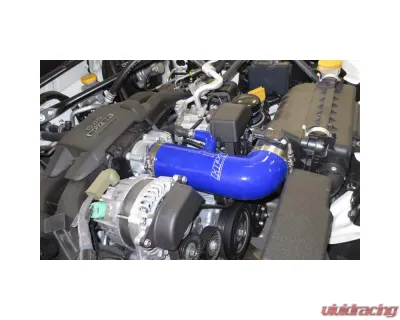 HPS Silicone Air Intake Post MAF Hose without Sound Tube Blue Scion FRS 13-14 - 57-1231-BLUE