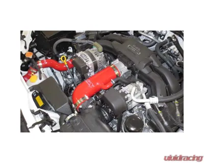 HPS Silicone Air Intake Post MAF Hose without Sound Tube Red Scion FRS 13-14 - 57-1231-RED