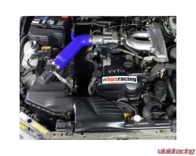 HPS Blue Reinforced Silicone Post MAF Air Intake Hose Kit for Lexus 01-05 IS300 I6 3.0L - 57-1232-BLUE