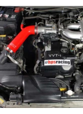HPS Black Reinforced Silicone Post MAF Air Intake Hose Kit for Lexus 01-05 IS300 I6 3.0L                                     - 57-1232-BLK - Image 3