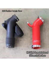 HPS Black Reinforced Silicone Post MAF Air Intake Hose Kit for Lexus 01-05 IS300 I6 3.0L                                     - 57-1232-BLK - Image 2