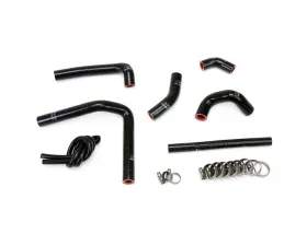 HPS Black Reinforced Silicone Radiator Hose Kit Coolant for Honda 02-07 CR250R 2 Stroke