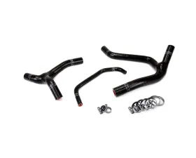 HPS Black Reinforced Silicone Radiator Hose Kit Coolant for Kawasaki 06-08 KX450F