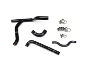 HPS Black Reinforced Silicone Radiator Hose Kit Coolant for Kawasaki 06-08 KX250F