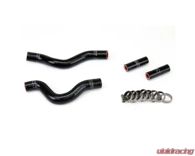 HPS Black Reinforced Silicone Radiator Hose Kit Coolant for Suzuki 01-11 RM250 - 57-1257-BLK