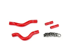 HPS Red Reinforced Silicone Radiator Hose Kit Coolant for Suzuki 01-11 RM250