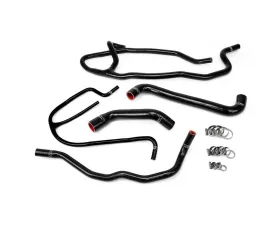 HPS Reinforced Black Silicone Radiator and Heater Hose Kit Coolant Chevy Corvette 6.0L LS2 V8 05-07