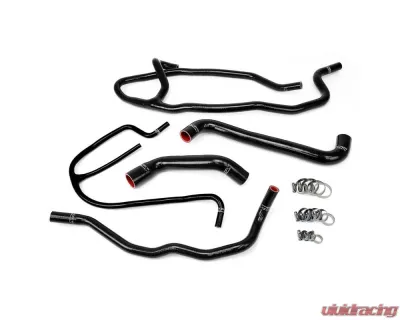 HPS Reinforced Black Silicone Radiator and Heater Hose Kit Coolant Chevy Corvette 6.0L LS2 V8 05-07 - 57-1277-BLK