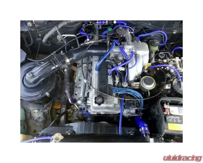 HPS Performance Products Blue Silicone Air Intake Hose Tube for Lexus LX450 1996-1997 - 57-1289-BLUE