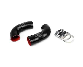 HPS Silicone Post MAF Dual Air Intake Tubes Kit Black 5.0L V8 for BMW 98-03 M5 E39