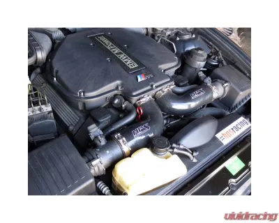 HPS Silicone Post MAF Dual Air Intake Tubes Kit Black 5.0L V8 for BMW 98-03 M5 E39 - 57-1291-BLK