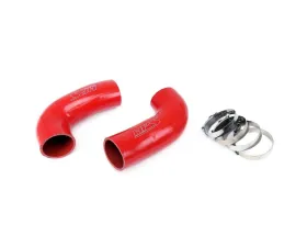 HPS Silicone Post MAF Dual Air Intake Tubes Kit Red 5.0L V8 for BMW 98-03 M5 E39