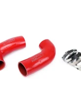 HPS Silicone Post MAF Dual Air Intake Tubes Kit Red 5.0L V8 for BMW 98-03 M5 E39                                     - 57-1291-RED - Image 2