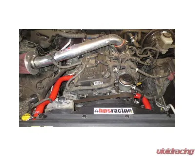 HPS Reinforced Red Silicone Radiator Hose Kit Coolant for Toyota 05-18 Tacoma 2.7L 4Cyl - 57-1314-RED