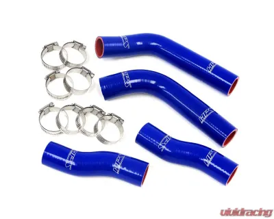 HPS Blue Reinforced Silicone Coolant Hose Kit (4pc set) for front radiator for Toyota 90-99 MR2 3SGTE Turbo - 57-1315-BLUE
