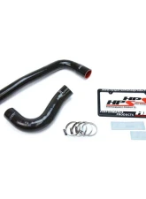 HPS Performance Products Black Reinforced Silicone Radiator Hose Kit for Dodge Ram 2500 3500 5.9L 6.7L Diesel 2003-2010                                     - 57-1322-BLK - Image 2