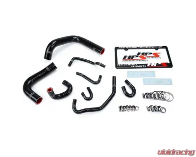 HPS Performance Products Silicone Radiator Hose Kit Black for Toyota 4Runner 3.0L V6 89-95 - 57-1323R-BLK