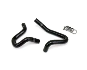 HPS Reinforced Black Silicone Heater Hose Kit Coolant for Hyundai 10-14 Genesis Coupe 2.0T Turbo 4Cyl