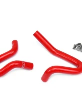 HPS Reinforced Red Silicone Heater Hose Kit Coolant for Hyundai 10-14 Genesis Coupe 2.0T Turbo 4Cyl                                     - 57-1324H-RED - Image 2