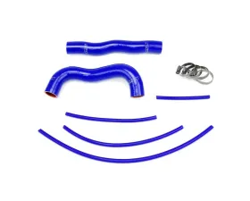 HPS Reinforced Blue Silicone Radiator Hose Kit Coolant for Hyundai 13-14 Genesis Coupe 2.0T Turbo 4Cyl