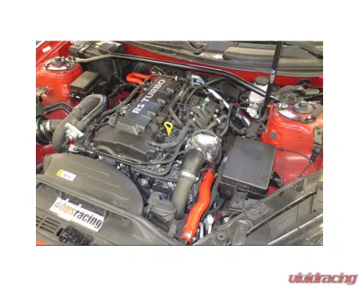 HPS Performance Products Red Silicone Radiator Hose Kit for 2013-2014 Hyundai Genesis Coupe 2.0T Turbo - 57-1324R-RED