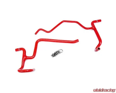 HPS Performance High temp 3-ply reinforced silicone, replaces OEM rubber heater coolant hoses - 57-1326H-RED