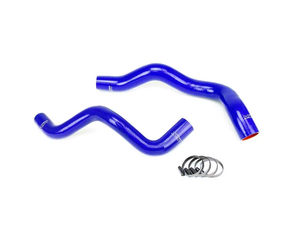 HPS Blue Reinforced Silicone Radiator Hose Kit for Ford 94-95 Mustang Base V6 3.8L - 57-1332-BLUE