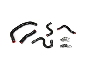 HPS Black Reinforced Silicone Radiator + Heater Hose Kit for Toyota 85-87 Corolla AE86 4A-GEU Left Hand Drive
