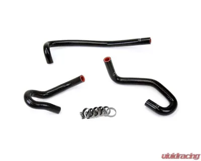 HPS Performance High Temp 3-ply Reinforced Silicone,Replace OEM Rubber Heater Coolant Hoses Toyota 4.7L V8 - 57-1340-BLK