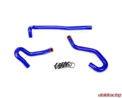 HPS Performance High Temp 3-ply Reinforced Silicone,Replace OEM Rubber Heater Coolant Hoses Toyota 4.7L V8 - 57-1340-BLUE