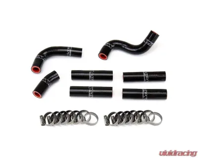 HPS Black Silicone Pesky Heater Coolant Hose Kit without Rear Heater Lexus LX450 1996-1997 - 57-1344-BLK