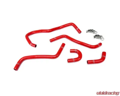 HPS Red Reinforced Silicone Radiator Hose Kit for Yamaha 04-07 YXR450 YXR660 Rhino - 57-1345-RED