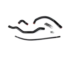 HPS Black Reinforced Silicone Radiator Hose Kit for Yamaha 87-06 YFZ350 Banshee