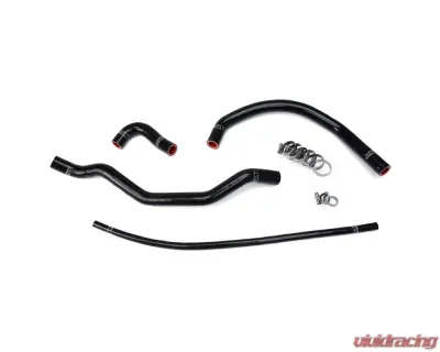 HPS Black Reinforced Silicone Radiator Hose Kit for Yamaha 87-06 YFZ350 Banshee - 57-1348-BLK