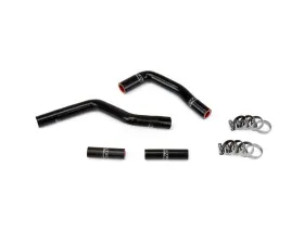 HPS Black Reinforced Silicone Radiator Hose Kit for Yamaha 02-18 YZ125 2 Stroke
