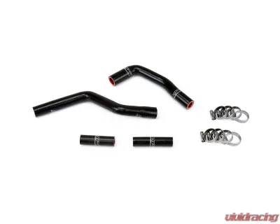 HPS Black Reinforced Silicone Radiator Hose Kit for Yamaha 02-18 YZ125 2 Stroke - 57-1350-BLK