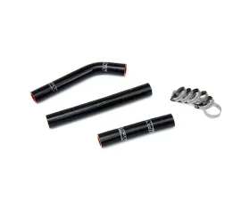 HPS Black Reinforced Silicone Radiator Hose Kit for KTM 07-10 125SX 144SX 150SX