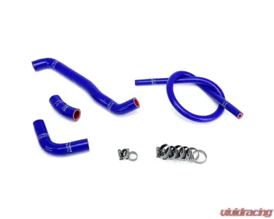 HPS Blue Reinforced Silicone Radiator Hose Kit for Suzuki 00-08 DRZ400S DRZ400SM - 57-1359-BLUE