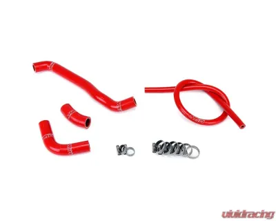 HPS Red Reinforced Silicone Radiator Hose Kit for Suzuki 00-08 DRZ400S DRZ400SM - 57-1359-RED