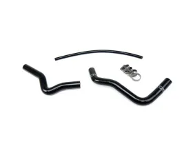 HPS Black Reinforced Silicone Radiator Hose Kit for Suzuki 02-12 RM85