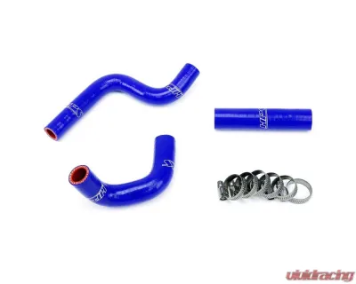 HPS Blue Reinforced Silicone Radiator Hose Kit for Kawasaki 98-12 KX80 KX85 KX100 - 57-1364-BLUE