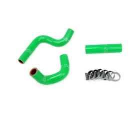 HPS Green Reinforced Silicone Radiator Hose Kit for Kawasaki 98-12 KX80 KX85 KX100