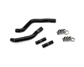 HPS Black Reinforced Silicone Radiator Hose Kit for Kawasaki 03-08 KX125 2 Stroke