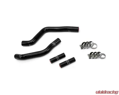 HPS Black Reinforced Silicone Radiator Hose Kit for Kawasaki 03-08 KX125 2 Stroke - 57-1365-BLK