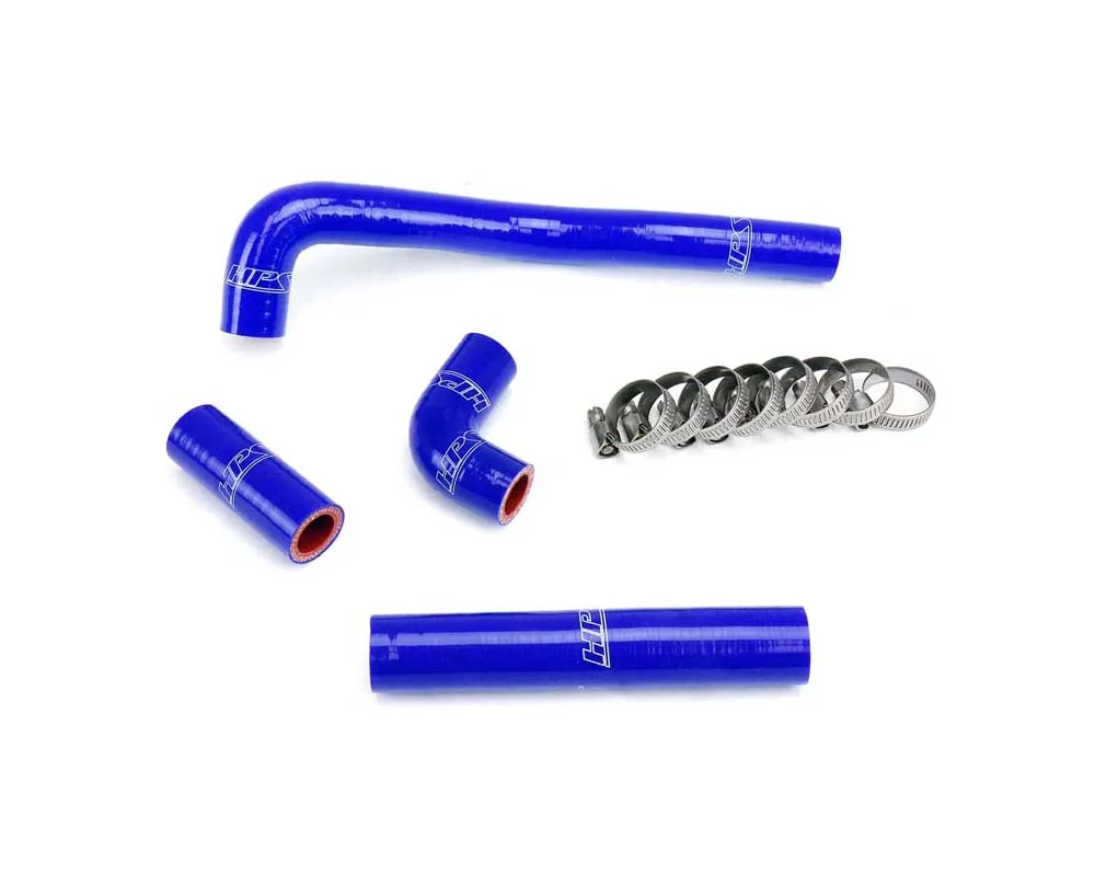 HPS Blue Reinforced Silicone Radiator Hose Kit for Kawasaki 88-04 KX500 - 57-1367-BLUE