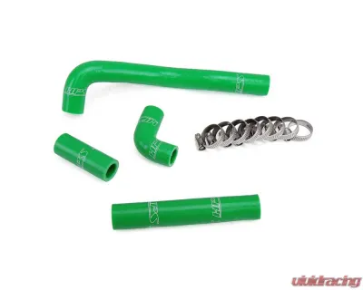 HPS Green Reinforced Silicone Radiator Hose Kit for Kawasaki 88-04 KX500 - 57-1367-GRN
