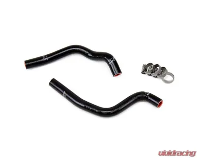 HPS Black Reinforced Silicone Radiator Hose Kit for Honda 03-06 CR85R 2 Stroke - 57-1370-BLK