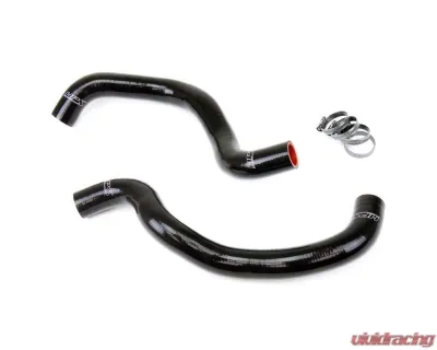 HPS Black Reinforced Silicone Radiator Hose Kit Coolant for Acura 04-08 TSX 2.4L - 57-1384-BLK